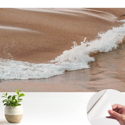 Tapeta do obývacího pokoje s motivem vln na pláži