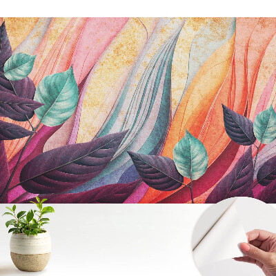 Tapeta Abstraktní pozadí s barevnými listy