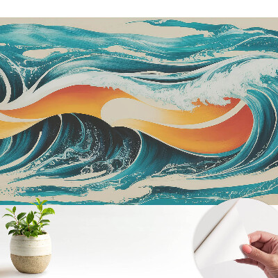 Tapeta do obyvaku Abstraktní oceán energie