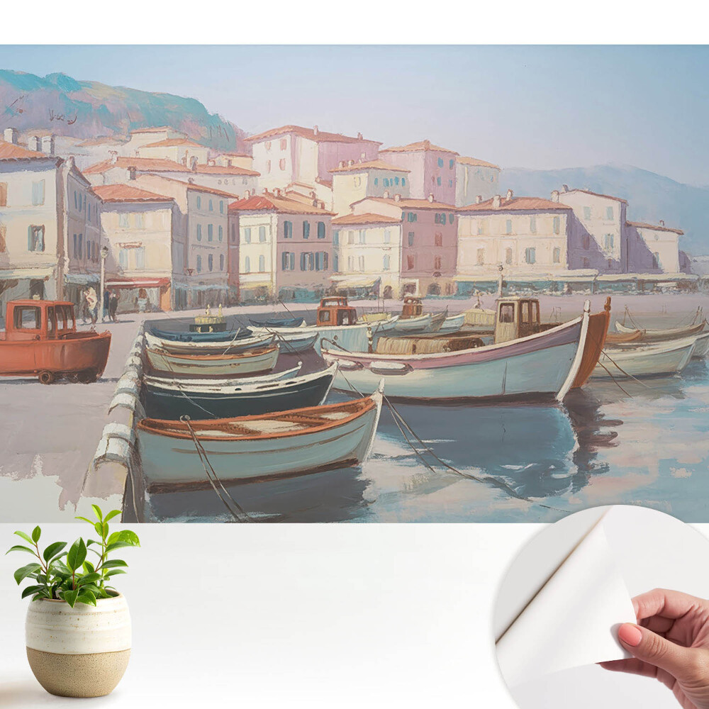 Tapeta do obyvaku Klasický přístav, klid, symetrie