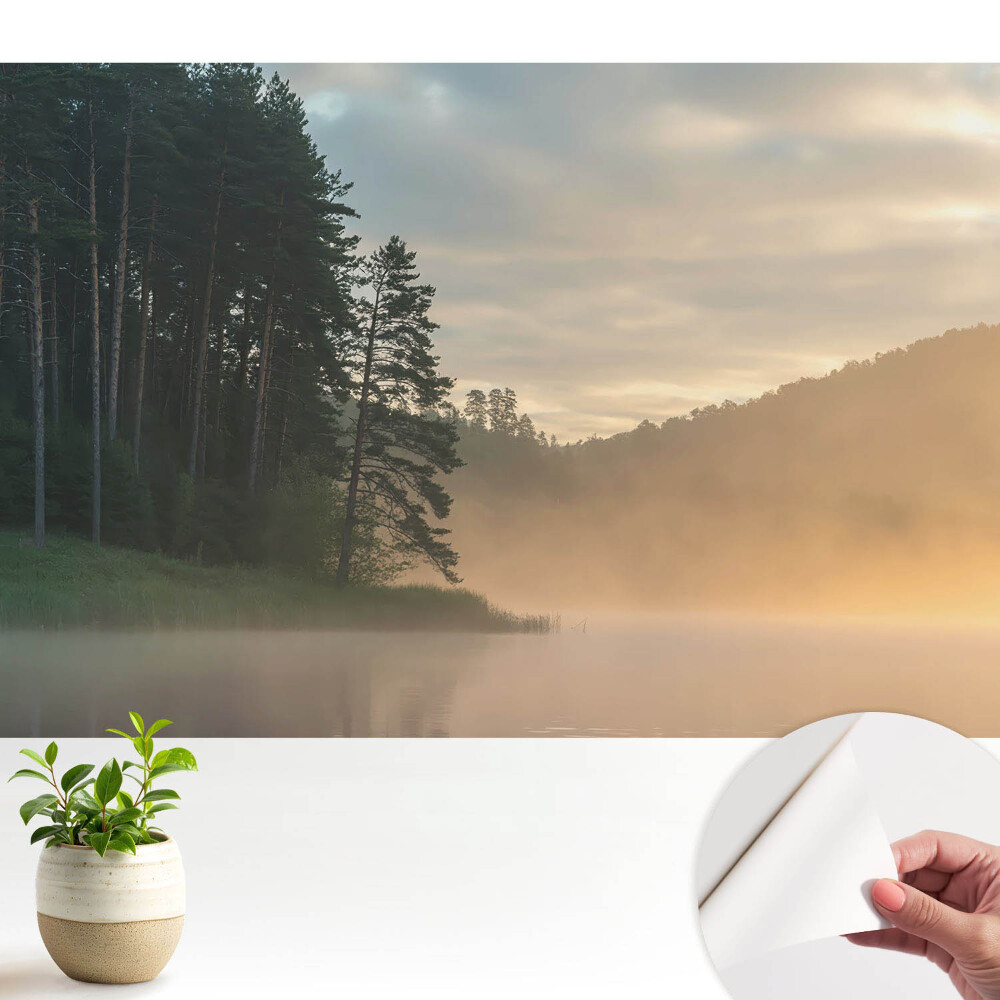 Tapeta Mlžná krajina ráno