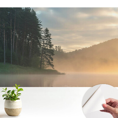 Tapeta Mlžná krajina ráno