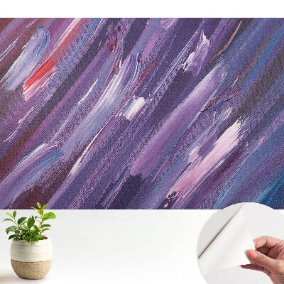 Tapeta do obyvaku Abstraktní pruhy fialové a modré