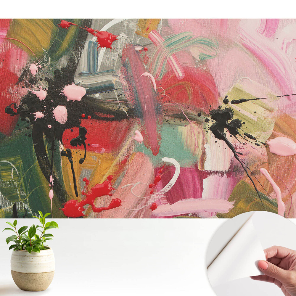 Tapeta na zeď Dynamická abstrakce plná výrazu