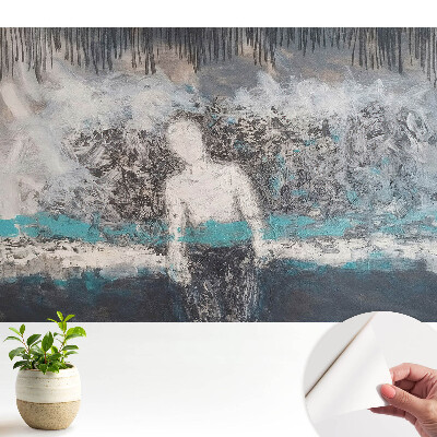 Tapeta Abstraktní postava v chaosu