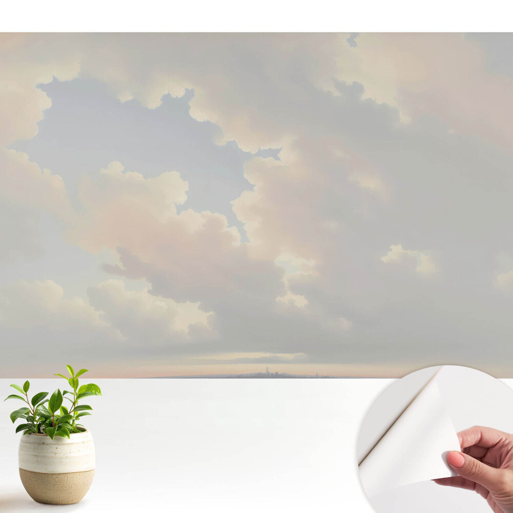 Tapeta Dekorativní obloha s mraky