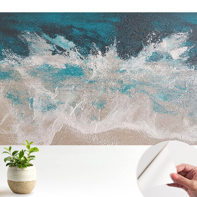 Tapeta do obyvaku Abstrakce mořských vln, energie, dynamika