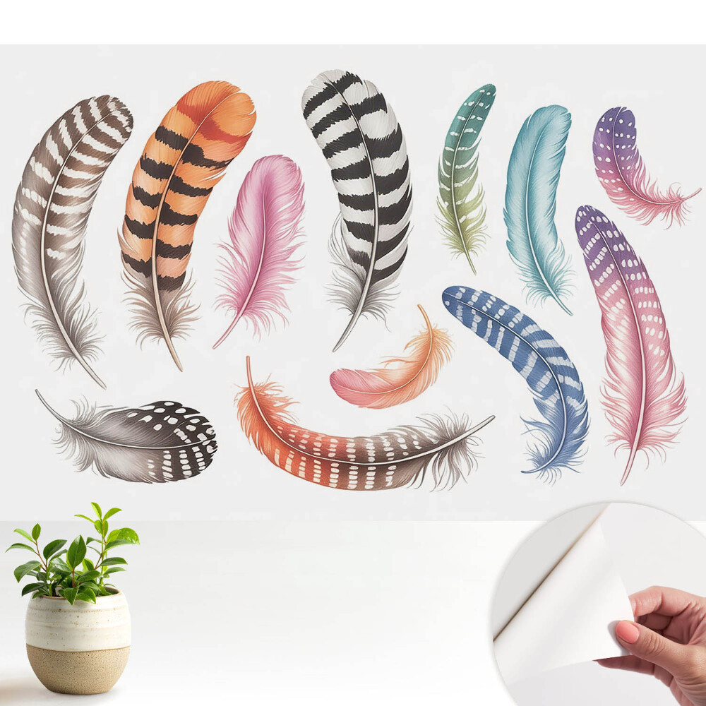 Tapeta Barevné pera moderní design