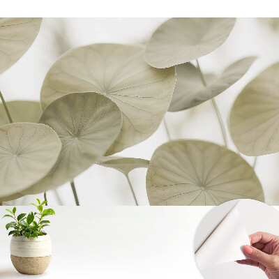 Tapeta s motivem listů v minimalistickém stylu