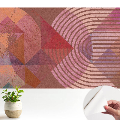 Tapeta do obyvaku Geometrická energie barvy