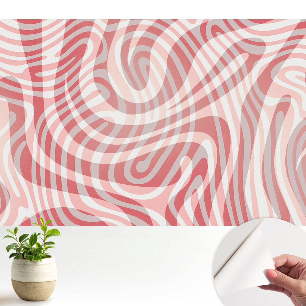 Tapeta Abstraktní kontrastní vlny