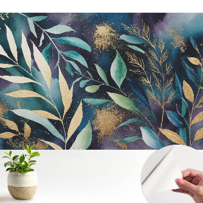 Tapeta Botanické listy na tmavém pozadí