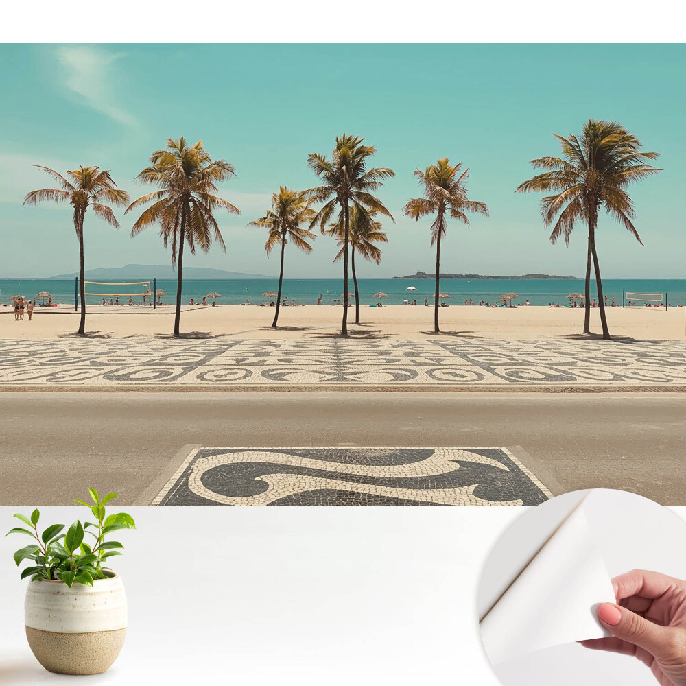 Tapeta Tropická pláž, palmy, oceán