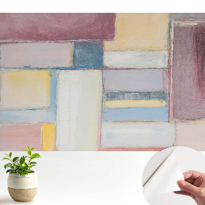 Tapeta Barevné obdélníky, harmonie modernity