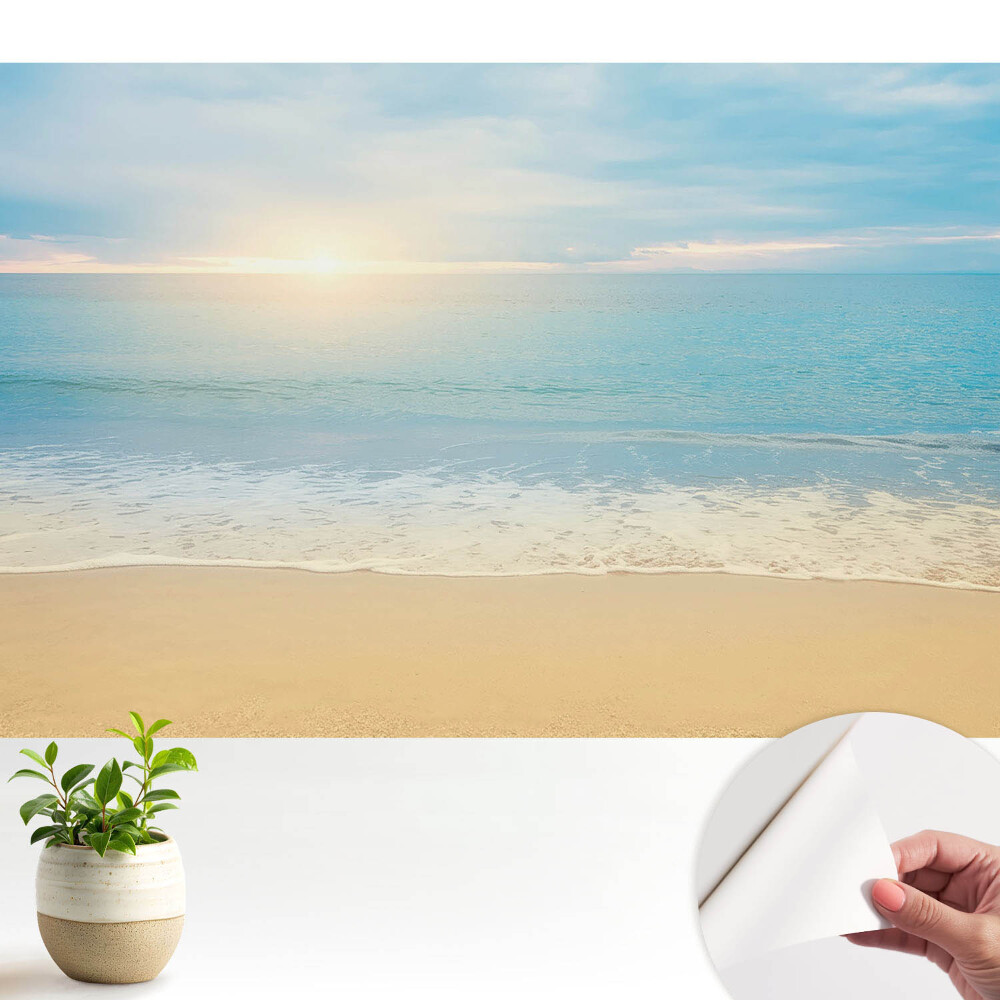 Tapeta Slunečné ranní plážové moře harmonie