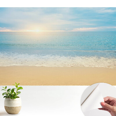 Tapeta Slunečné ranní plážové moře harmonie