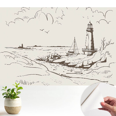 Tapeta Maják u moře