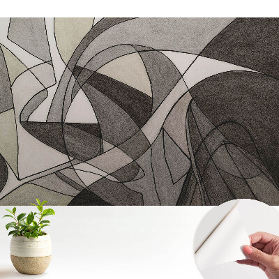 Tapeta Abstraktní chaos forem a linií