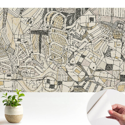 Tapeta Abstraktní geometrické kompozice