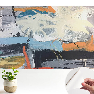 Tapeta Abstraktní, dynamická barevná kompozice