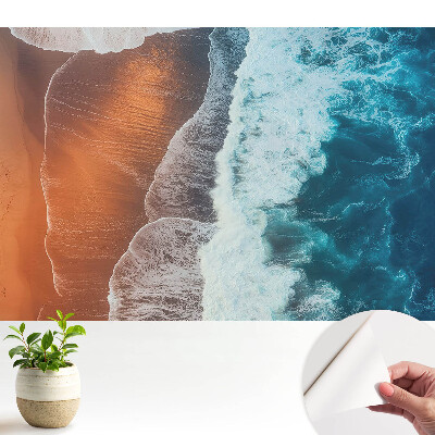 Tapeta Setkání vody a země, energie barev