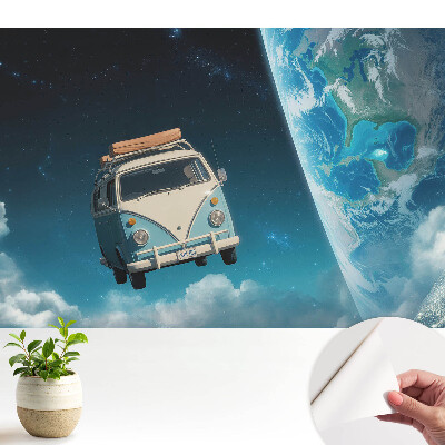 Tapeta Vesmírný výlet v karavanu