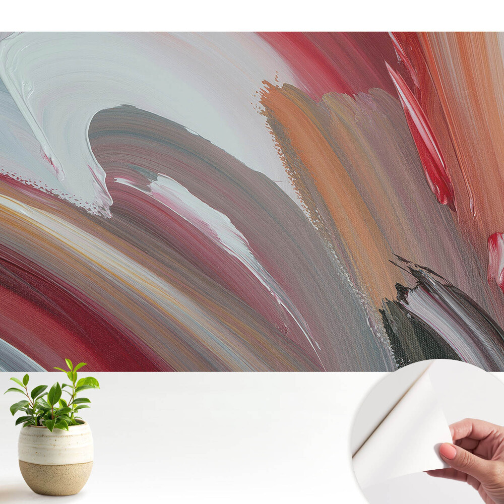 Tapeta do obyvaku Abstraktní barvy, závan energie