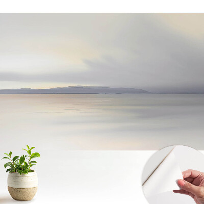 Tapeta do obývacího pokoje s motivem klidné krajiny v minimalistickém provedení