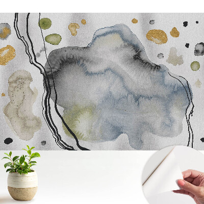 Tapeta do obyvaku Abstraktní akvarel klidné vzory