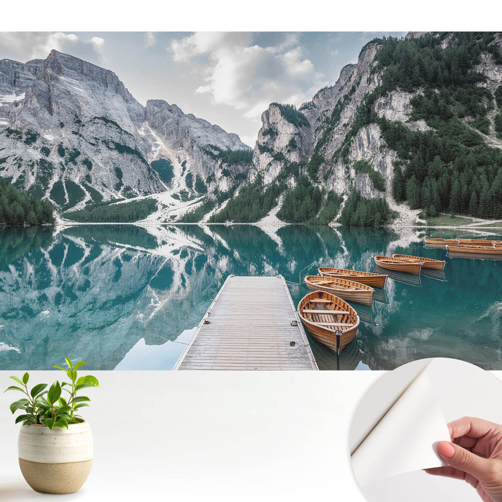 Tapeta do obyvaku Relaxace u horského jezera