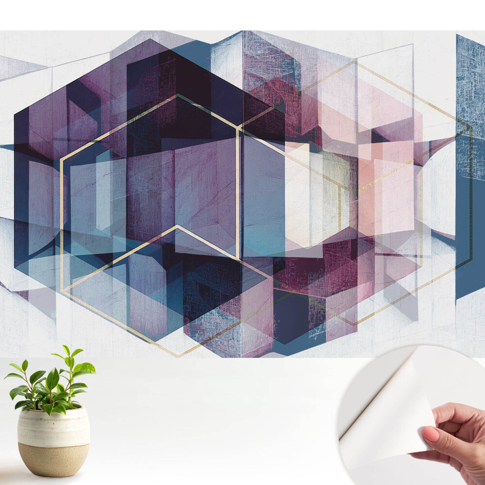 Tapeta Abstraktní barevná geometrie