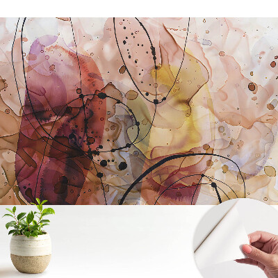 Tapeta na zeď Barevná abstrakce energie elegance