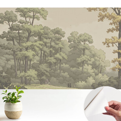 Tapeta na zeď Klidná zalesněná krajina