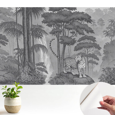 Tapeta Exotická scéna s leopardem