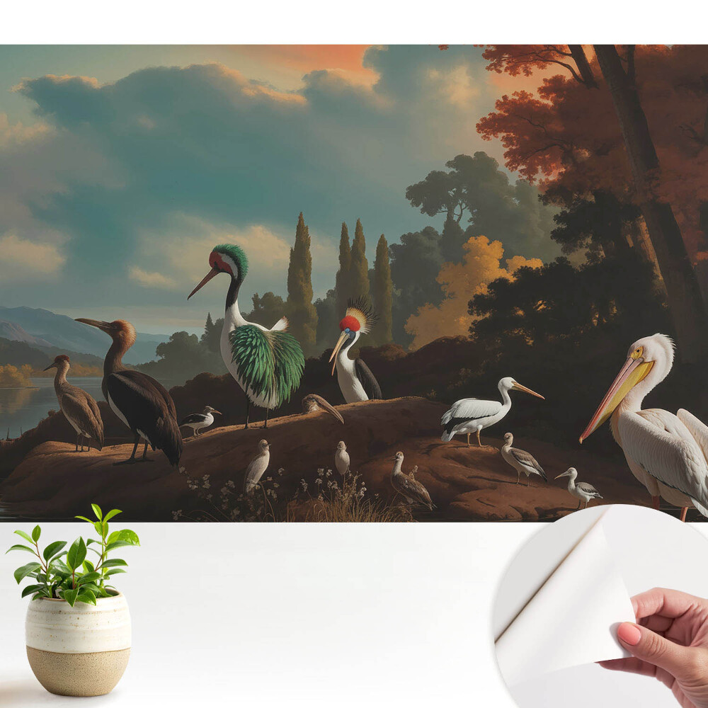 Tapeta na zeď Ptáci nad vodou krásnější než sen