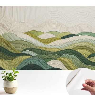 Tapeta na zeď Harmonické látkové kopce