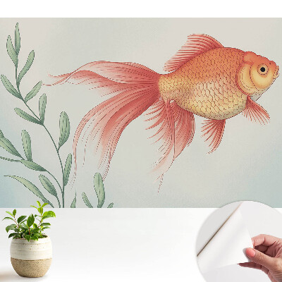 Tapeta Elegantní ryba mezi vodní zelení