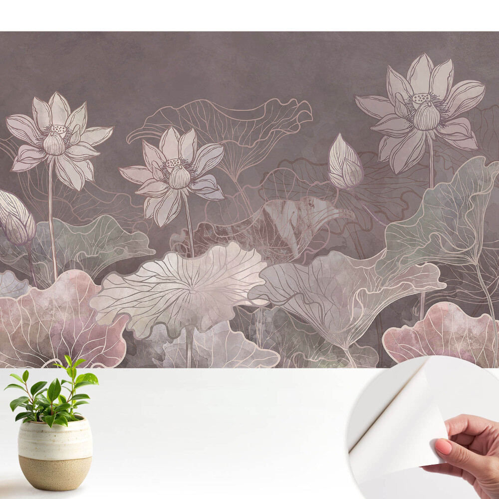 Tapeta Lotosové květy, elegance přírody