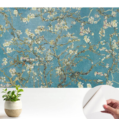 Tapeta mandlové větve květy delikatesa