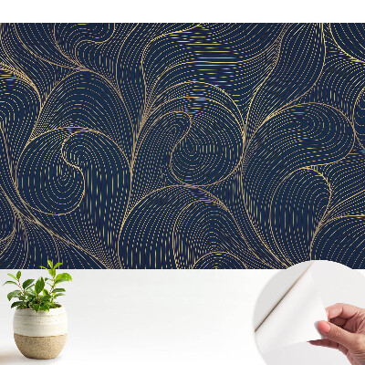 Tapeta do obyvaku Vlnité linie elegance harmonie