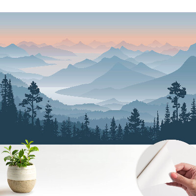 Tapeta Mlžné hory za úsvitu