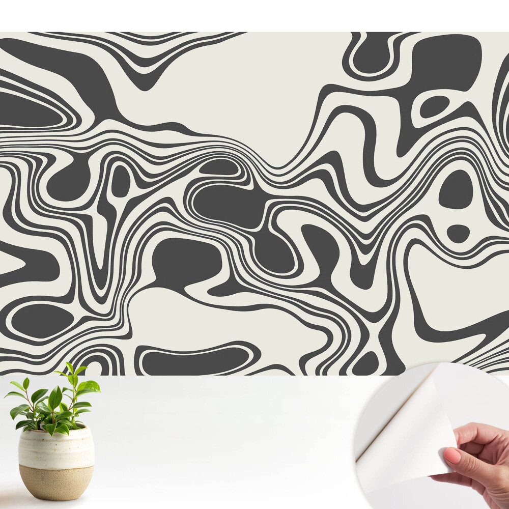 Tapeta Abstraktní vlny kontrastů