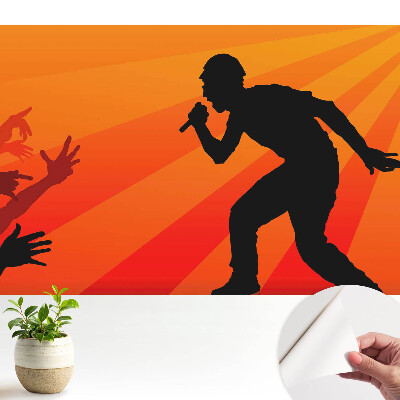 Tapeta do obyvaku Energie hudby a davu