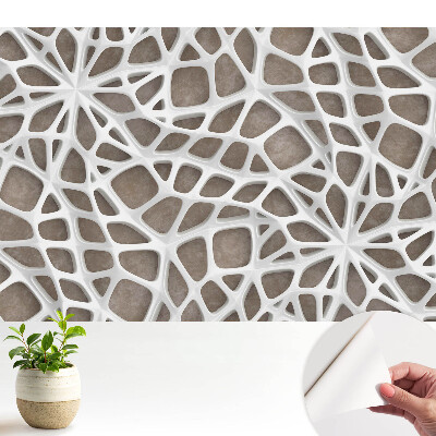 Tapeta do obyvaku Moderní trojrozměrná krajková struktura