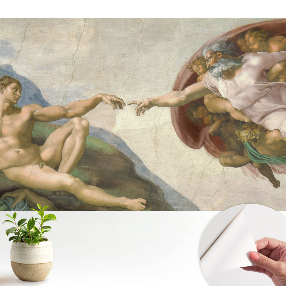 Tapeta Symbolická interakce postav plná emocí