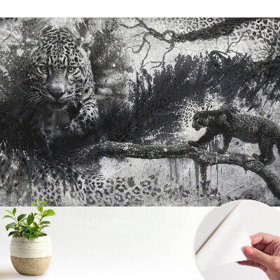 Tapeta Dynamika rozptylu uměleckých leopardů