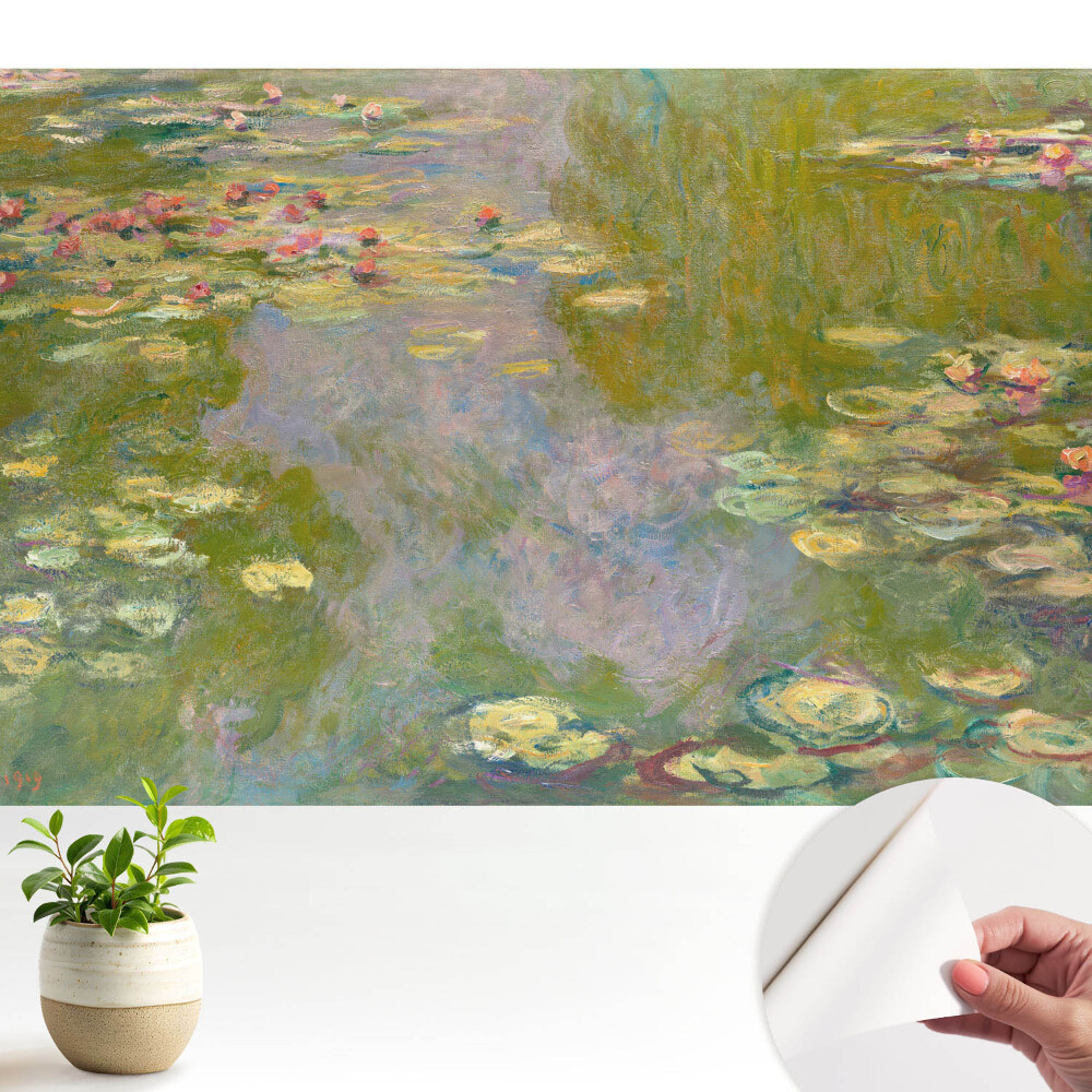 Tapeta Romantický leknín s liliemi