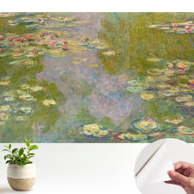 Tapeta s motivem romantických leknínů a lilií