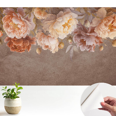 Tapeta do obyvaku Romantické květinové klasické motivy.