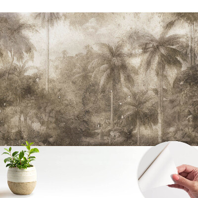 Tapeta Vintage tropická džungle